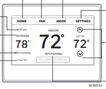 Honeywell WIFI Smart Color Touchscreen Programmable Thermostat 5