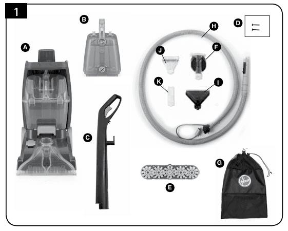 Hoover Power Scrub Deluxe 1
