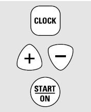 Hotpoint RGB790CEKCC 30 Inch Free Standing Gas Range-set the clock