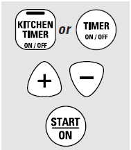 Hotpoint RGB790CEKCC 30 Inch Free Standing Gas Range-set the timer