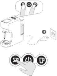 IKOHS POTTS Compact Multi Capsule Coffee Machine User Manual IKOHS POTTS Compact Multi Capsule Coffee Machine-standby setting