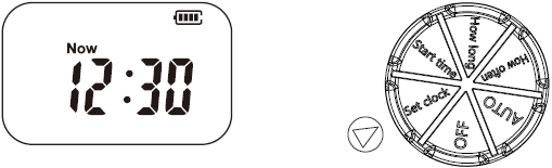 InSoma SGW05 Outdoor Garden Hose Faucet Timer-set clock