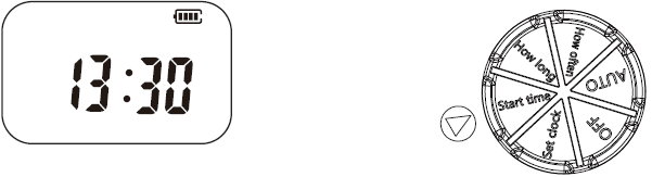 InSoma SGW05 Outdoor Garden Hose Faucet Timer-set start