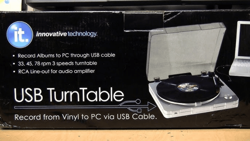 Innovative Technology ITUT-201SVR USB Turntable User Manual