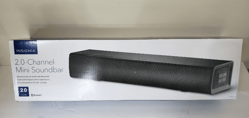 Insignia NS-HMSB20 2-Channel Mini Soundbar User Guide Insignia NS-HMSB20 2-Channel Mini Soundbar-featured