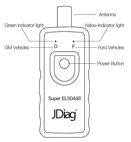 JDiag FasTPMS Super EL50448 Tire Pressure Monitor-1