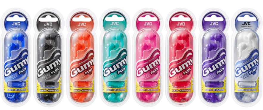 JVC HAFX7B Gumy in Ear Earbud Headphones Manual