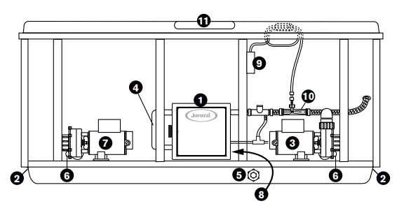 Jacuzzi J-315 Comfort Hot Tub with Lounger 1