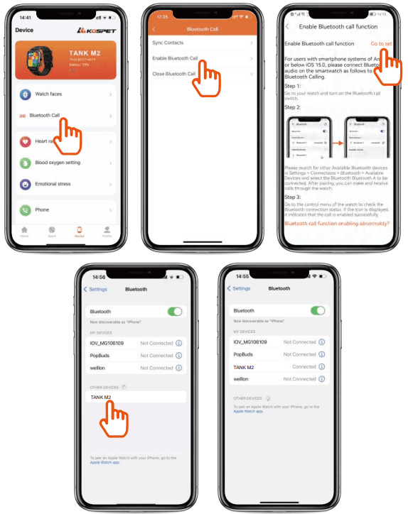 KOSPET Tank M2 Smartwatch 19