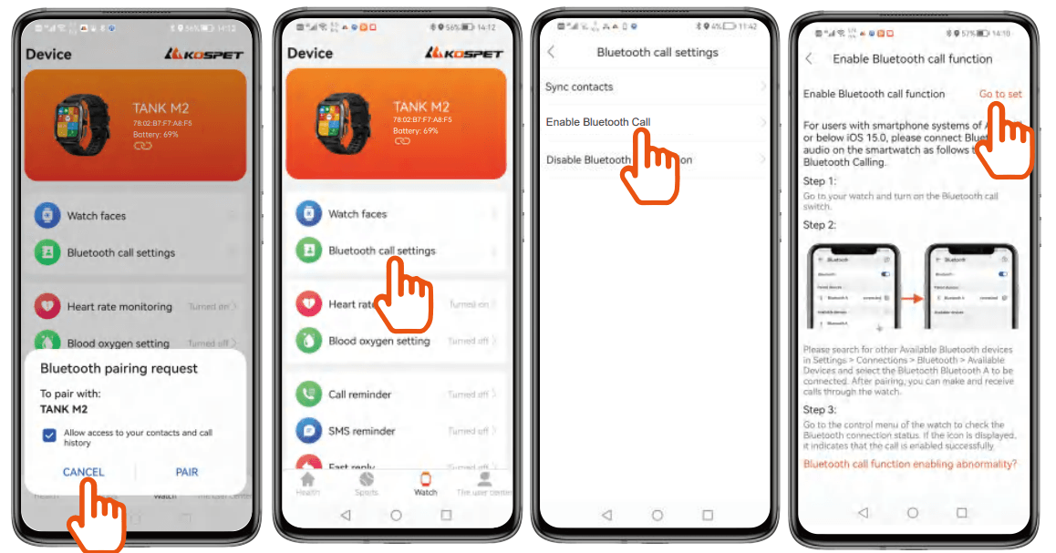 KOSPET Tank M2 Smartwatch 21
