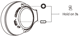 KVIDIO WH201A Over Ear Bluetooth Headphones-clear