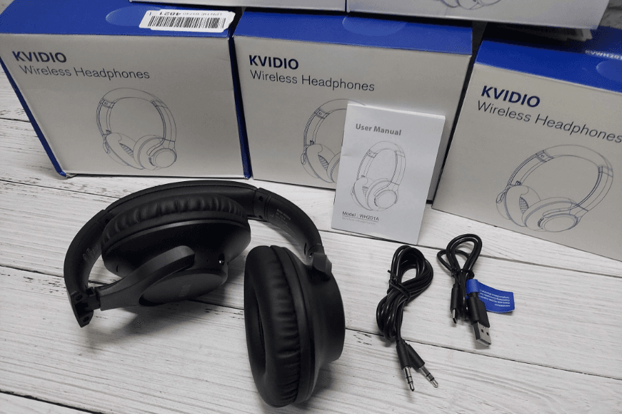 KVIDIO WH201A Over Ear Bluetooth Headphones User Manual
