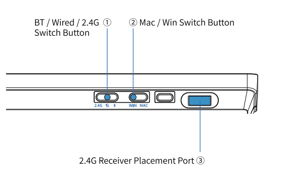 Kemove DIERYA DK63 Wireless Mechanical Gaming Keyboard User Guide Kemove DIERYA DK63 Wireless Mechanical Gaming Keyboard-8