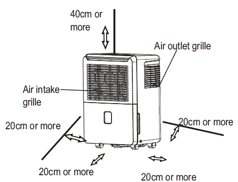 Keystone KSTAD354D 35-Pint Portable Dehumidifier Owners Manual-4