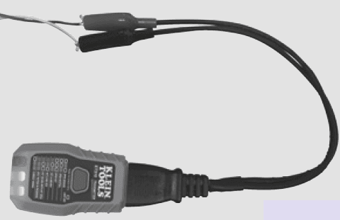 Klein Tools ET310 Digital AC Circuit Breaker Finder User Manual Klein Tools ET310 Digital AC Circuit Breaker Finder-bare wires