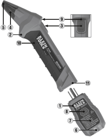 Klein Tools ET310 Digital AC Circuit Breaker Finder User Manual Klein Tools ET310 Digital AC Circuit Breaker Finder-feature
