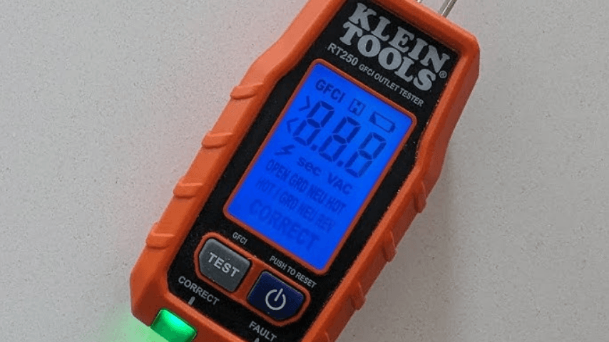 Klein Tools RT250 GFCI Electrical Outlet Voltage Tester User Manual