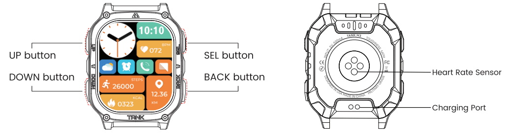 Kospet Tank M3 Smartwatch User Manual Kospet Tank M3 Smartwatch 2