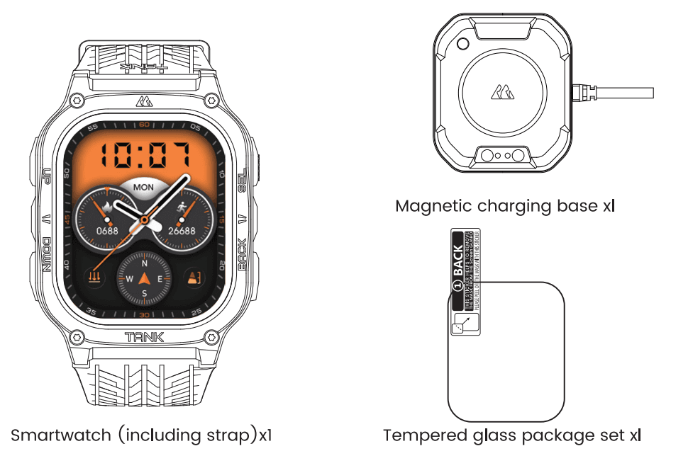 Kospet Tank M3 Ultra Smartwatch User Manual Kospet Tank M3 Ultra Smartwatch 1