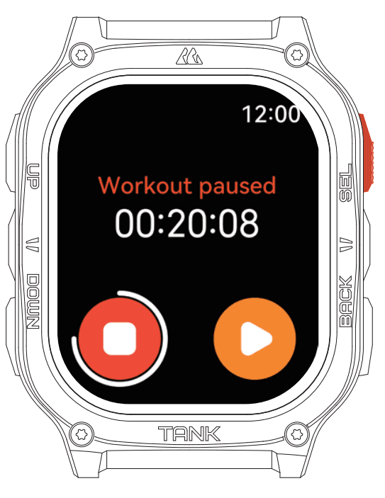 Kospet Tank M3 Ultra Smartwatch User Manual Kospet Tank M3 Ultra Smartwatch 16