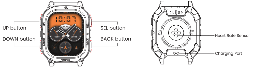 Kospet Tank M3 Ultra Smartwatch User Manual Kospet Tank M3 Ultra Smartwatch 2