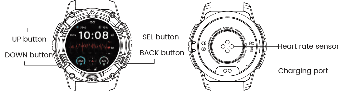 Kospet Tank S2 Smart Watch 1.....