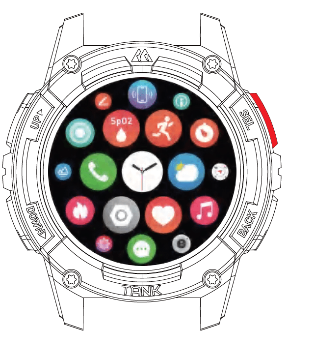 Kospet Tank S2 Smart Watch 15