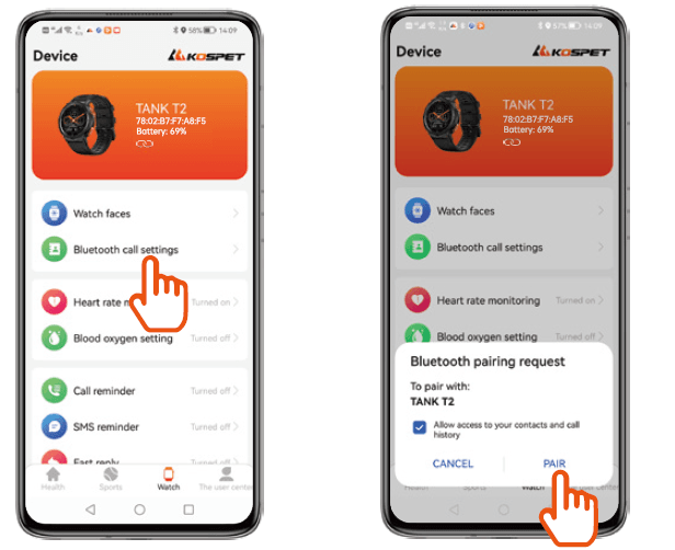 Kospet Tank T2 Smartwatch 20