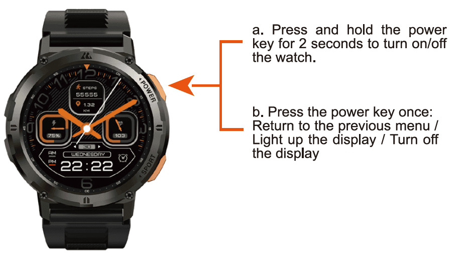 Kospet Tank T2 Smartwatch User Manual Kospet Tank T2 Smartwatch 3