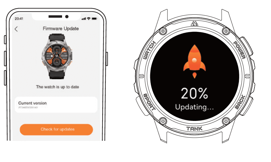 Kospet Tank T3 Smartwatch 12
