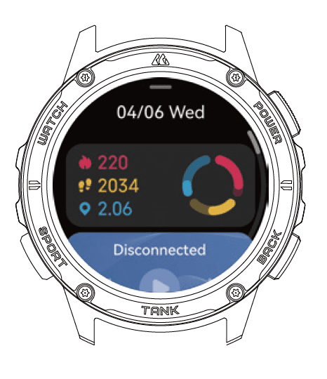 Kospet Tank T3 Smartwatch 14