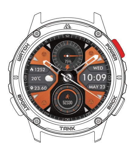 Kospet Tank T3 Smartwatch 17