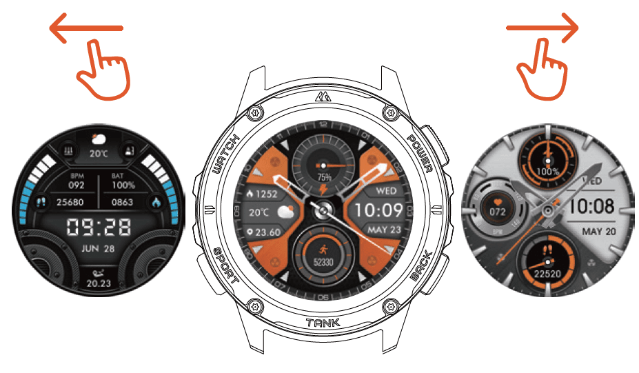 Kospet Tank T3 Smartwatch 20