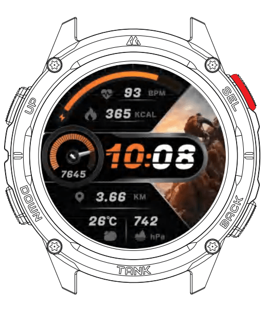 Kospet Tank T3 Ultra 2 Smartwatch 17