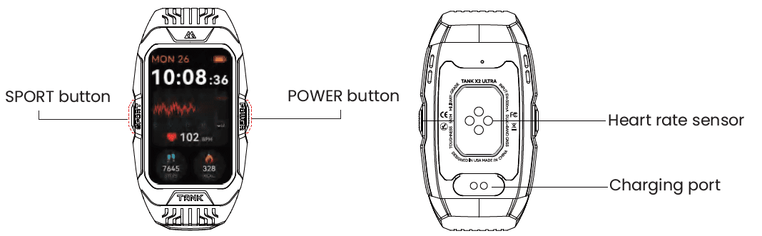 Kospet Tank X2 Ultra Smart Watch User Manual Kospet Tank X2 Ultra Smart Watch 1