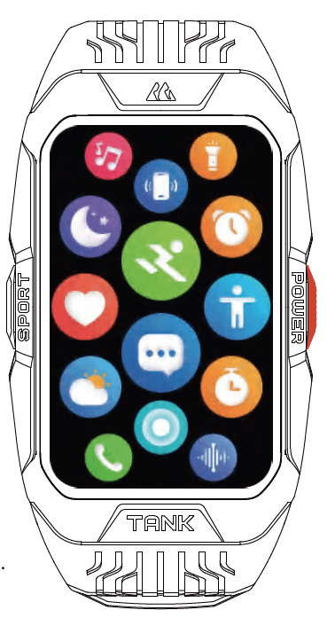 Kospet Tank X2 Ultra Smart Watch User Manual Kospet Tank X2 Ultra Smart Watch 15
