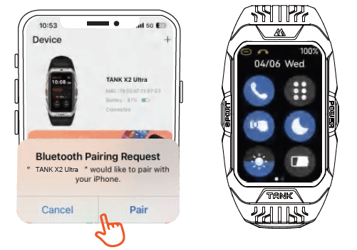 Kospet Tank X2 Ultra Smart Watch User Manual Kospet Tank X2 Ultra Smart Watch 9