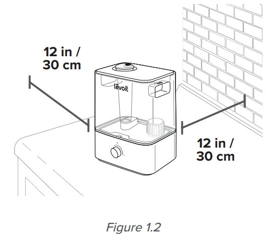 Levolt LUH-A603 Classic 300 Lite Ultrasonic Cool Mist Humidifier 3