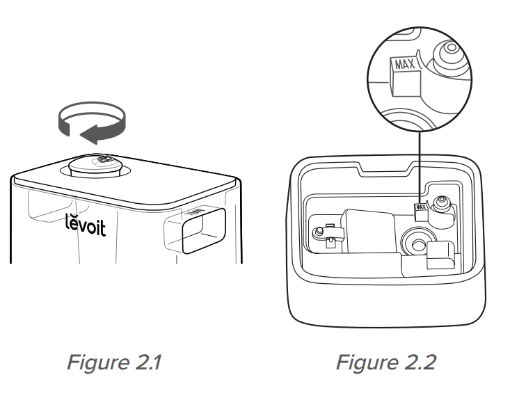Levolt LUH-A603 Classic 300 Lite Ultrasonic Cool Mist Humidifier 6