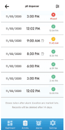 LiveFine LVFWIFIPDF Smart WiFi Automatic Pill Dispenser-activity