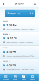 LiveFine LVFWIFIPDF Smart WiFi Automatic Pill Dispenser-alarm