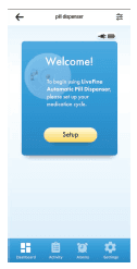 LiveFine LVFWIFIPDF Smart WiFi Automatic Pill Dispenser-app
