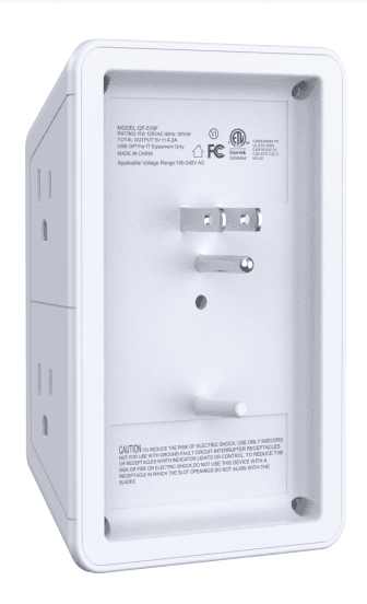 Lvetek QF-519F 5 Wall Outlet Extender Multi Plug User Manual Lvetek QF-519F 5 Wall Outlet Extender Multi Plug-4
