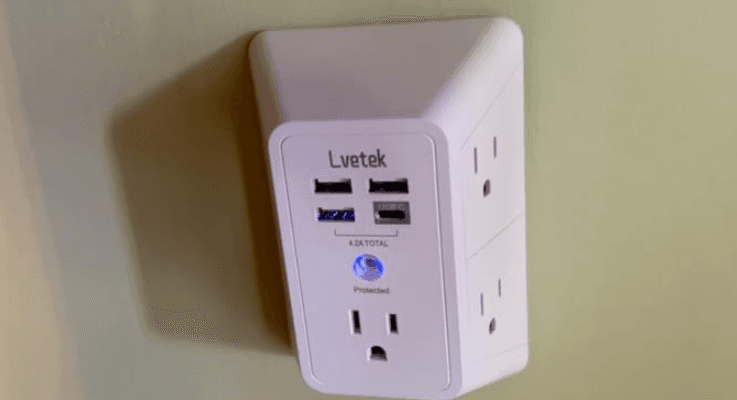 Lvetek QF-519F 5 Wall Outlet Extender Multi Plug User Manual Lvetek QF-519F 5 Wall Outlet Extender Multi Plug-featured