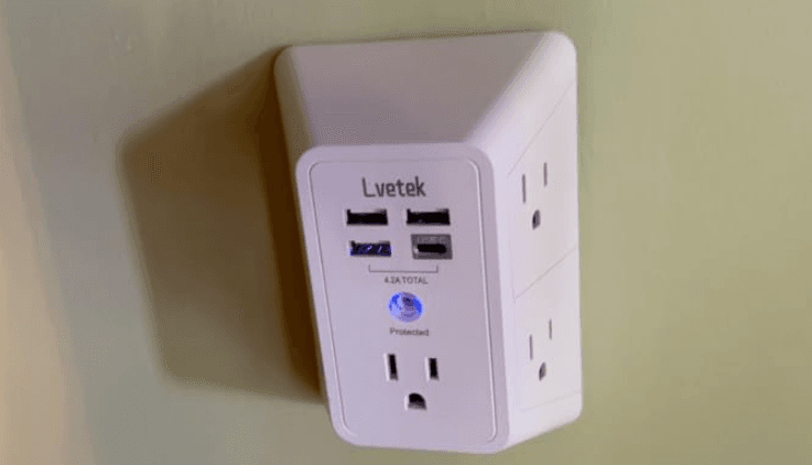 Lvetek QF-519F 5 Wall Outlet Extender Multi Plug User Manual Lvetek QF-519F 5 Wall Outlet Extender Multi Plug-featured
