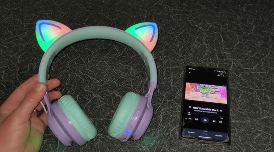 MIDOLA B-12 Cat Ear Wireless Bluetooth Headphones User Manual