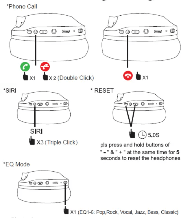 MIDOLA B-15 Wireless Bluetooth Headphones User Manual MIDOLA B-15 Wireless Bluetooth Headphones 3