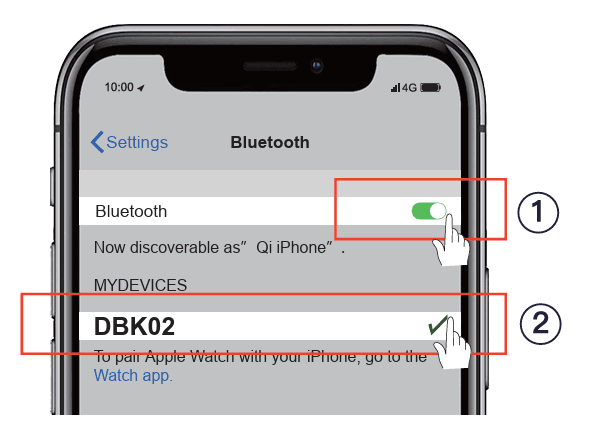 MOZOTER DBK02 Bluetooth Wireless Earbuds 10
