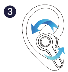 MOZOTER DBK02 Bluetooth Wireless Earbuds 4