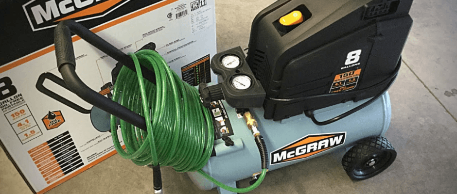 McGRAW 57567 3 Gallon Oil Free Portable Air Compressor Owner's Manual McGRAW 57567 3 Gallon Oil Free Portable Air Compressor-featured